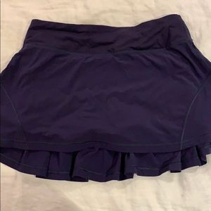 Purple tennis skirt